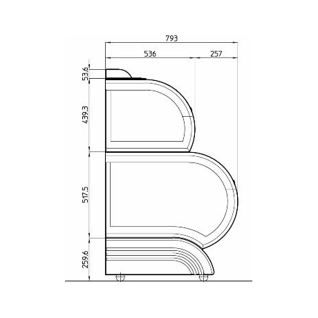 Congélateur à glace négatif 153 L