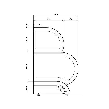 Congélateur à glace négatif 255 L