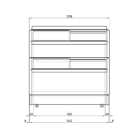 Congélateur à glace négatif 255 L