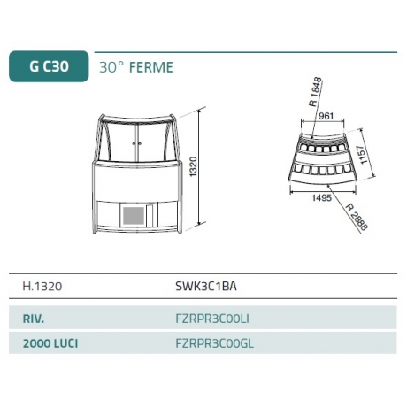 Vitrine à glaces Proxima