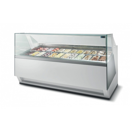 Vitrine à glace Diva 12 à 24 bacs