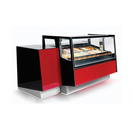 Vitrine à glace Kaleido 12 à 24 bacs