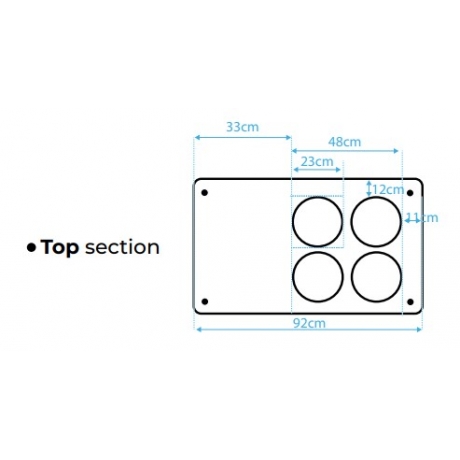 Triporteur glacier Pink Flamingo 4 carapines + 2 réserves