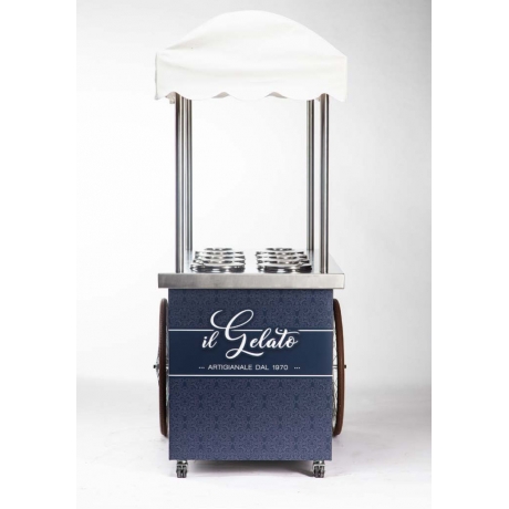 Triporteur glacier Ice in Blue 8 carapines + 6 réserves