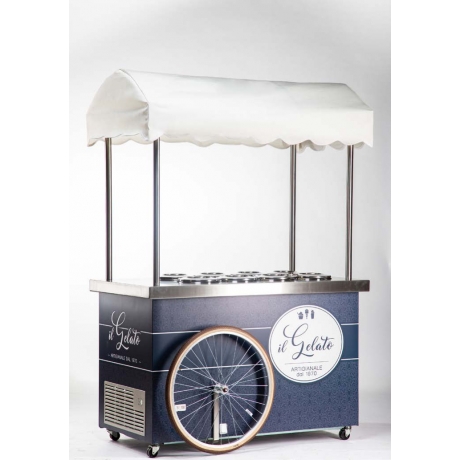 Triporteur glacier Ice in Blue 8 carapines + 6 réserves