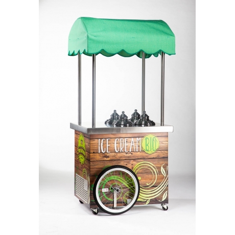 Triporteur glacier Bio Cream 4 carapines + 2 réserves