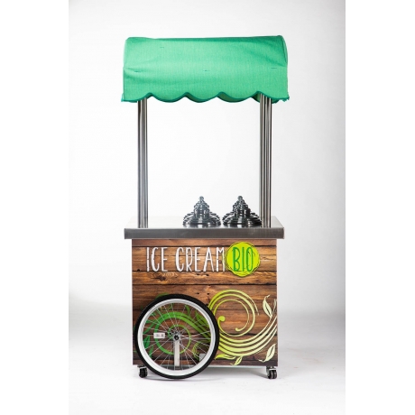 Triporteur glacier Bio Cream 4 carapines + 2 réserves