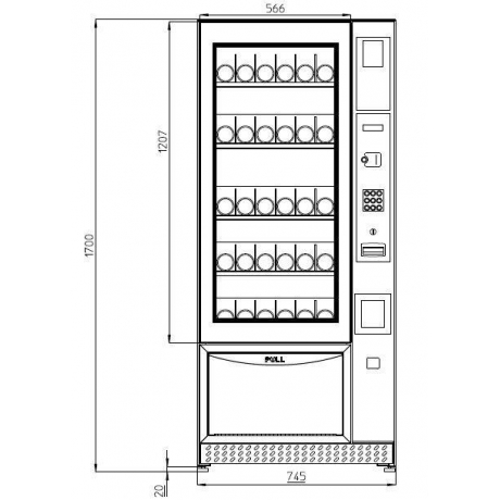 Distributeur automatique positif Barcelona