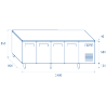 Comptoir réfrigéré PA 4100 748L
