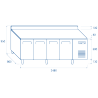 Comptoir réfrigéré PA 4200 748L