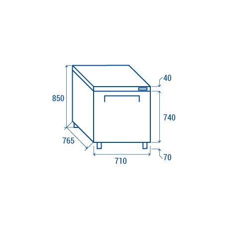Meuble saladette TF 10 190L
