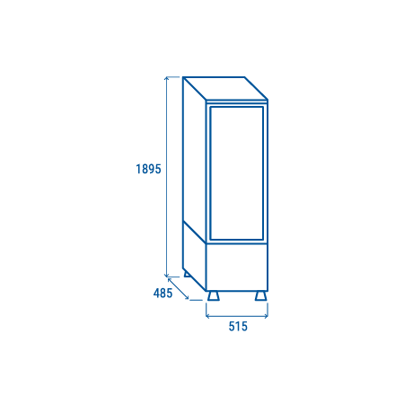 Vitrine réfrigérée RC 280 de 280L