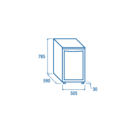 Cave à vins RCS 85B de 85 L