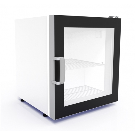 Congélateur vitré blanc 73 L