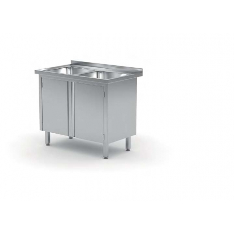 Table avec deux lavabos et meuble POL-227/228