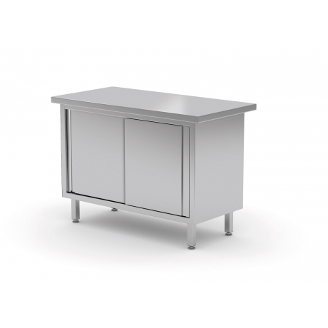 Table de travail, armoire à portes coulissantes POL-127