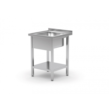 Table avec évier avec ou sans étagère POL-211/212