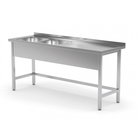 Table renforcée avec deux lavabos POL-220