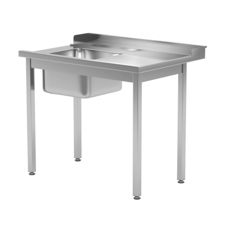 Table de chargement pour lave vaisselle avec évier POL-248