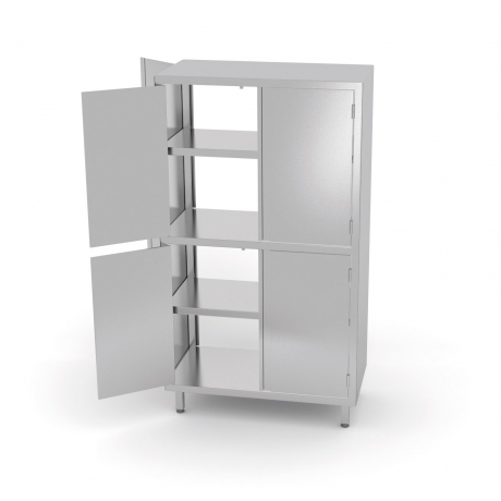 Armoire double face avec cloison et portes battantes POL-306