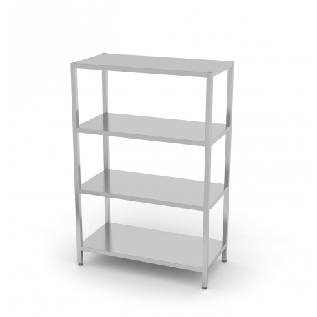 Rack de stockage avec 4 étagères solides POL-334