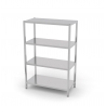 Rack de stockage avec 4 étagères solides POL-334