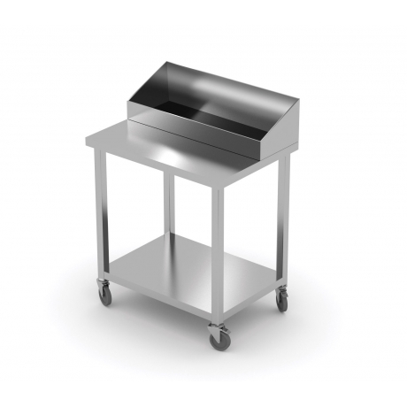 Chariot serveur avec compartiments à couverts POL-425