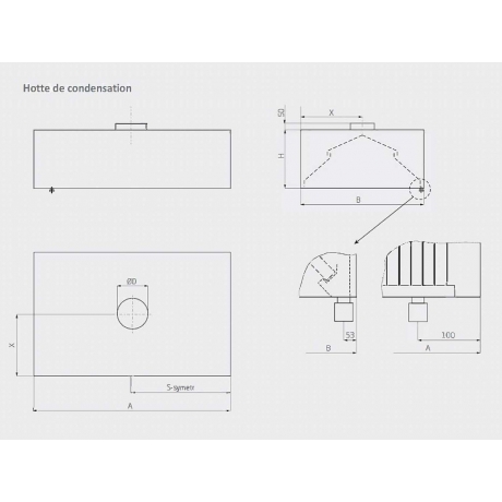 Hotte de condensation POL-790