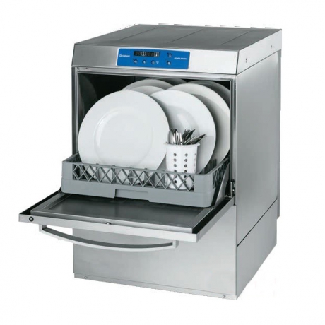 Lave-vaisselle universel avec doseur de détergent et pompe auxiliaire de rinçage