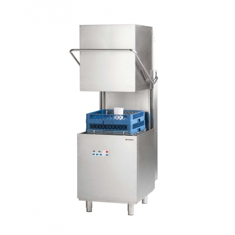 Lave-vaisselle à capot avec doseur de détergent