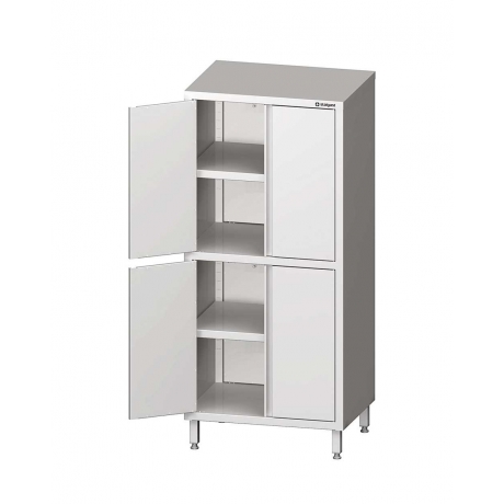 Armoire de rangement en acier, porte battante