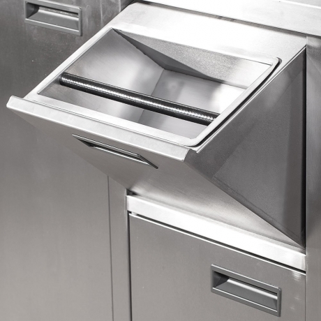 Table pour cafetière avec égouttoir et lavabo