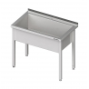 Table inox avec bac de lavage