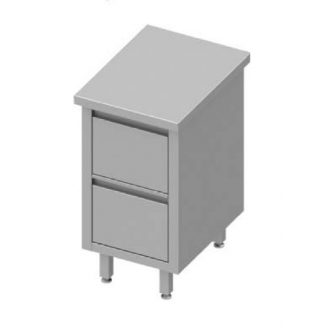 Table centrale avec deux tiroirs