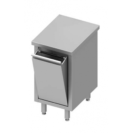 Table centrale avec panier basculant