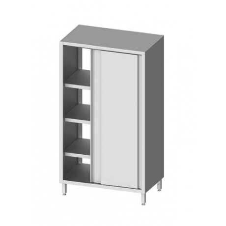Placard traversant avec porte coulissante h1800