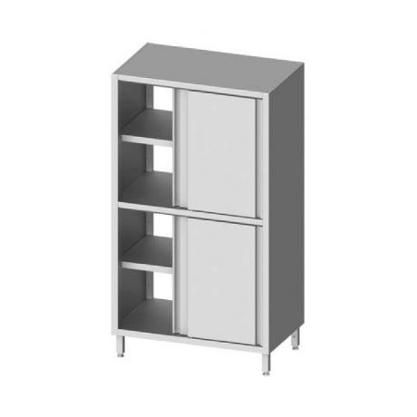 Placard traversant avec porte coulissante h1800