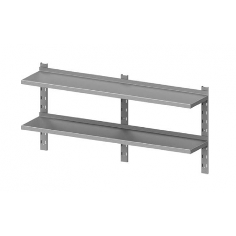 Large étagère suspendue déplaçable double