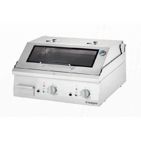 Fry Top électrique avec couvercle