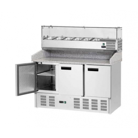 Table réfrigérée à pizza 308 L