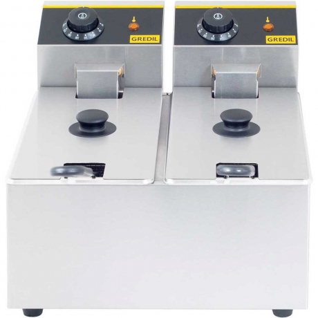 Friteuse double à poser