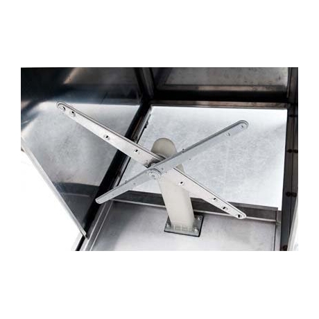 Lave-vaisselle à capot avec doseur de détergent