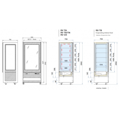 Vitrine Cristal Tower 93