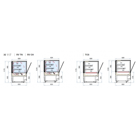 Vitrine Métro ST h117