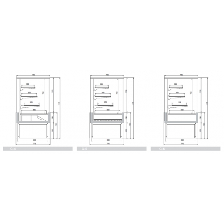 Vitrine réfrigérée Kristall