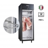 Armoire réfrigérée vitrée en inox (-2°,+10°C) 700 L