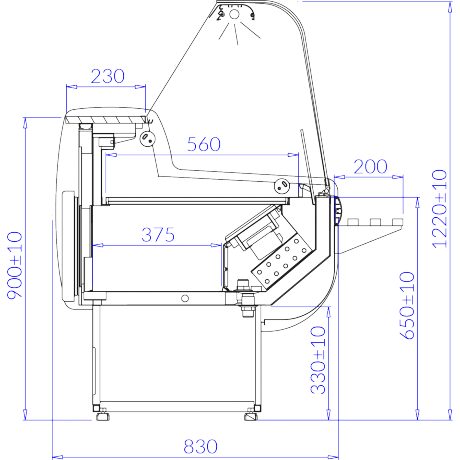 Vitrine réfrigérée Monika Deep