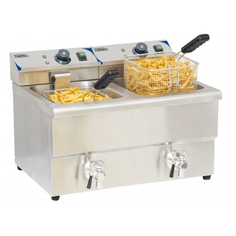 Friteuse électrique 2X8L
