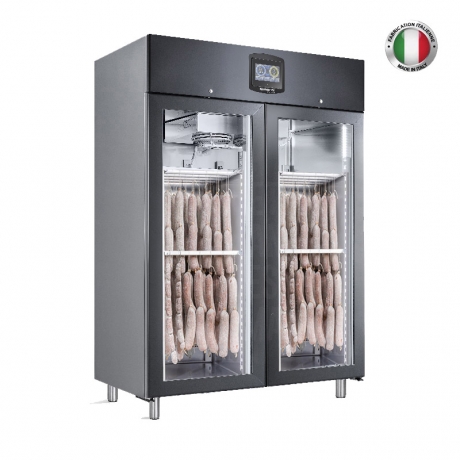 Armoire d'affinage vitrée pour charcuterie 1400 L
