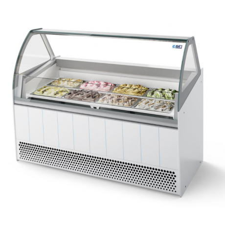 Vitrine à glace Bermuda View 10 et 13 bacs